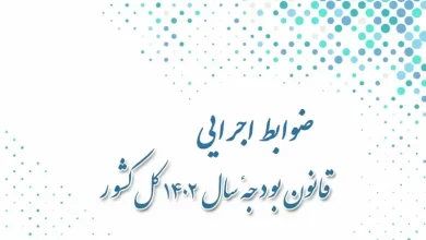 ضوابط اجرایی بودجه ۱۴۰۲ ضوابط اجرایی قانون بودجه سال ۱۴۰۲ کل کشور اصلاح ضوابط اجرایی قانون بودجه سال ۱۴۰۲ کل کشور